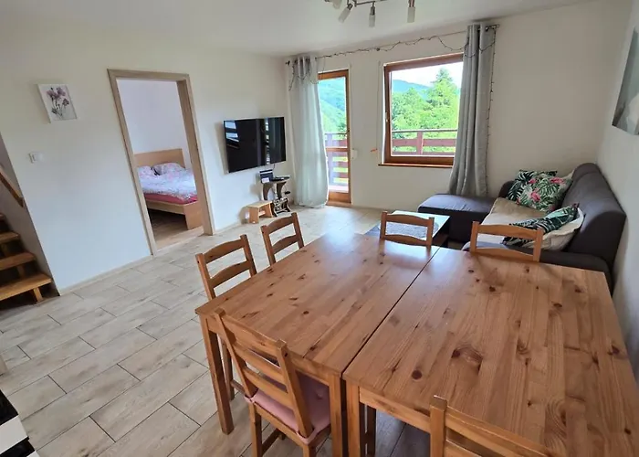 Panorama - W Beskidach Międzybrodzie Bialskie